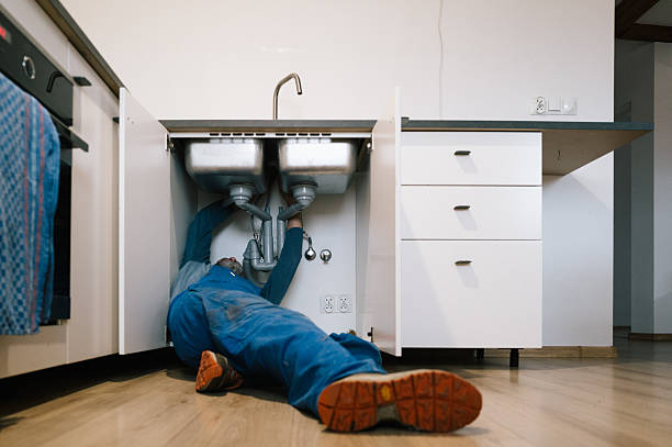 Professional Plumbing technician working in Stockton, UT